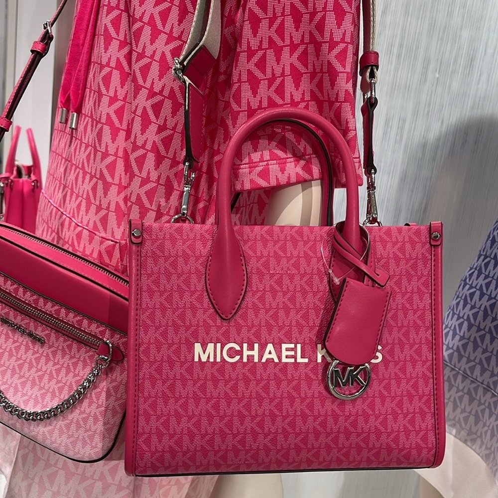 Michael Kors Mirella Small Signature Logo Crossbody Bag
Dragonfruit 
NWT - Picture 14 of 16
